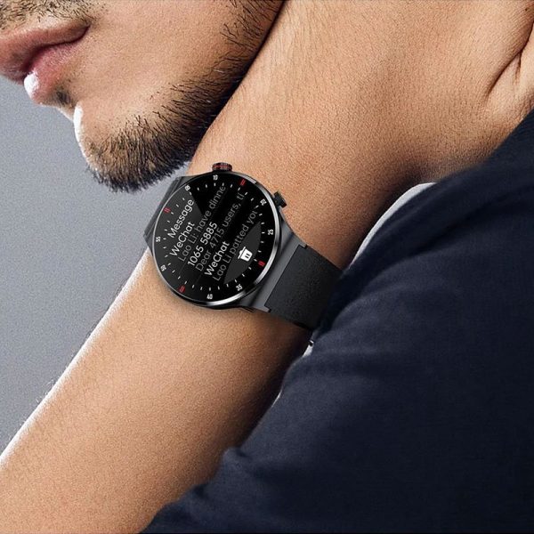 LIGE 1.32 inch ECG+PPG AMOLED Display Rotating Button Fitness Running Bluetooth Call Message Reminder Smart Watch (WB-0382) - Image 7