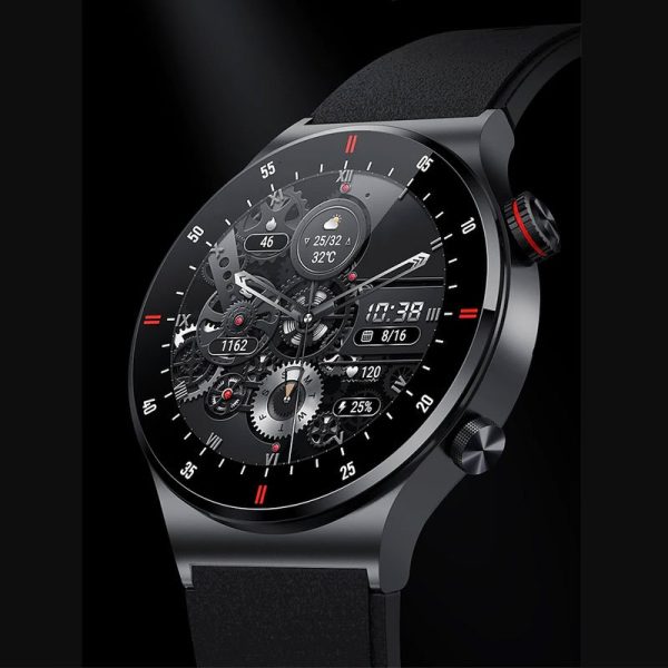 LIGE 1.32 inch ECG+PPG AMOLED Display Rotating Button Fitness Running Bluetooth Call Message Reminder Smart Watch (WB-0382) - Image 2