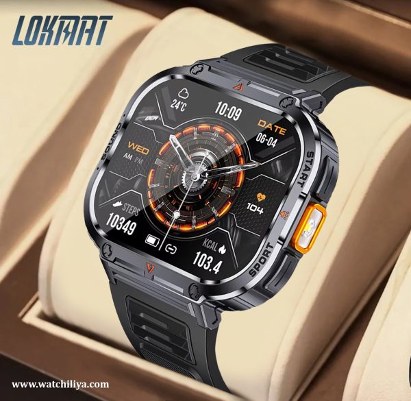 AI Voice Ultra Wide Screen Bluetooth Calling New Design Waterproof Unique Smartwatch 2025
