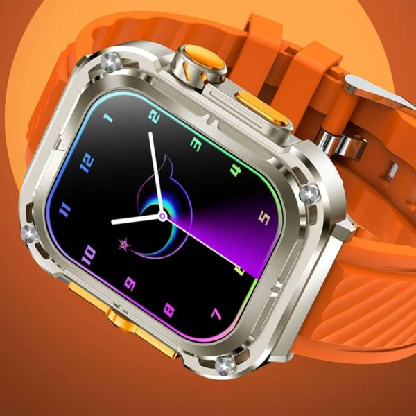 Latest always on display finger sensor NFC Bluetooth calling Smartwatch Biggest Battery - Image 4